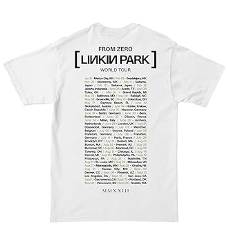 LINKIN PARK FROM ZERO TOUR Tシャツ XL Linkin Park From Zero Official Merch Swirl Tour T-Shirt